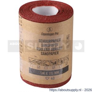 Copenhagen Pro schuurrol droog K40 11,5 cm x 5 m - S50401944 - afbeelding 2