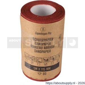 Copenhagen Pro schuurrol droog K80 11,5 cm x 5 m - S50401946 - afbeelding 2