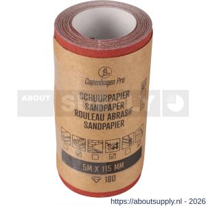 Copenhagen Pro schuurrol droog K180 11,5 cm x 5 m - S50401949 - afbeelding 2