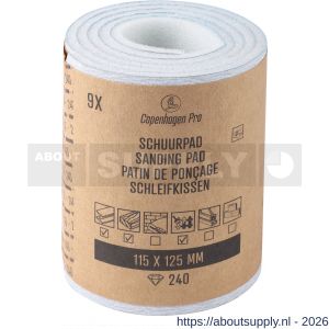 Copenhagen Pro schuurpad fijn K240 11,5 cm x 12,5 cm set 9 stuks - S50401922 - afbeelding 2