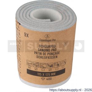 Copenhagen Pro schuurpad fijn K400 11,5 cm x 12,5 cm set 9 stuks - S50401923 - afbeelding 2