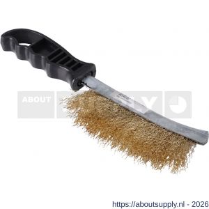 Copenhagen Pro staalborstel vermessingde draad kunststof handvat - S50401492 - afbeelding 1
