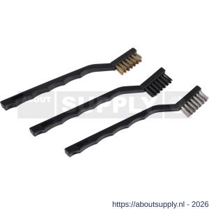 Copenhagen Pro ministaalborstel kunststof handvat set 3 stuks - S50401497 - afbeelding 1