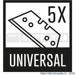 Copenhagen Pro reservemessen Universeel 18 mm set 5 stuks - S50401914 - afbeelding 3