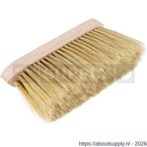 Copenhagen Pro vladder zonder steel 20x4 cm wit kunstvezel FSC houten handvat - S50401481 - afbeelding 1
