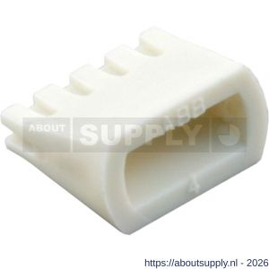 Q-Link keg kunststof voor installatiebuis wit set 25 stuks - S50401026 - afbeelding 1