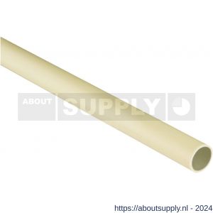 Pipelife installatiebuis PVC diameter 3/4 inch 4 m crème low friction - S50401009 - afbeelding 1