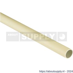 Pipelife installatiebuis PVC diameter 5/8 inch 4 m crème low friction - S50401010 - afbeelding 1