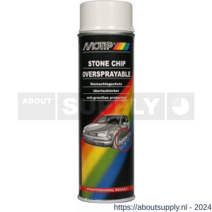 MoTip anti steenslag Undercoating spray wit 500 ml - Y50702481 - afbeelding 1