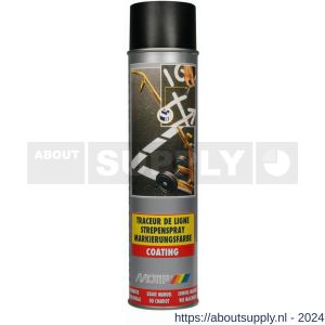MoTip markeringspray voor kar zwart 600 ml - Y50703710 - afbeelding 1