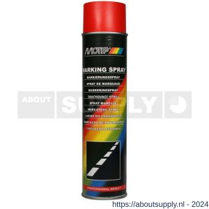 MoTip marketingspray handmatig gebruik rood hoogglans 600 ml - Y50703704 - afbeelding 1