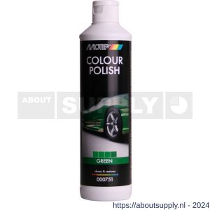 MoTip conditioneringsvloeistof Car Care Colour Polish polijstmiddel Green groen 500 ml - Y50702513 - afbeelding 1