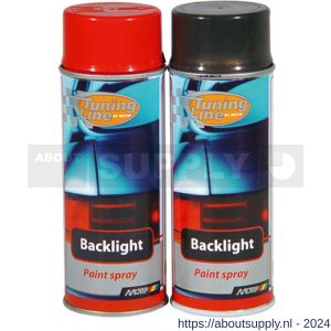 MoTip Backlight lakverf dekkend achterlichtenspray Black zwart 400 ml - Y50700949 - afbeelding 1