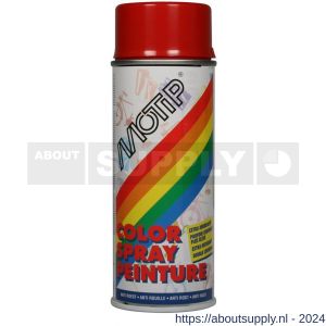 MoTip Colourspray lakspray dekkend hoogglans RAL 3000 vuurrood 400 ml - Y50703216 - afbeelding 1