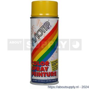 MoTip Colourspray lakspray dekkend hoogglans RAL 1021 koolzaad geel 400 ml - Y50703210 - afbeelding 1