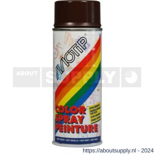 MoTip Colourspray lakspray dekkend hoogglans RAL 8017 chocolade bruin 400 ml - Y50703242 - afbeelding 1