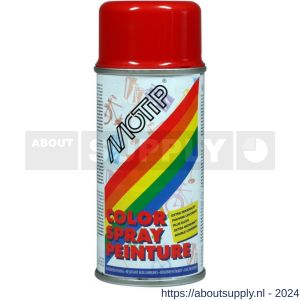 MoTip Colourspray lakspray dekkend hoogglans RAL 3000 vuurrood 150 ml - Y50703215 - afbeelding 1