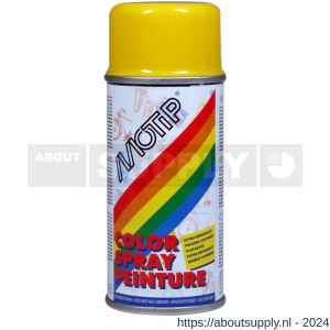 MoTip Colourspray lakspray dekkend hoogglans RAL 1004 goudgeel 150 ml - Y50703205 - afbeelding 1