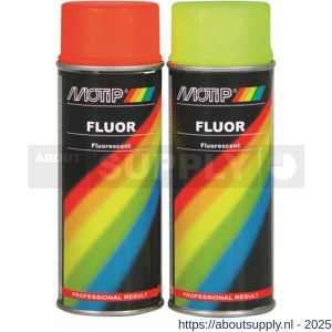 MoTip fluorescerende lakverf dekkend blauw mat 400 ml - Y50703198 - afbeelding 1