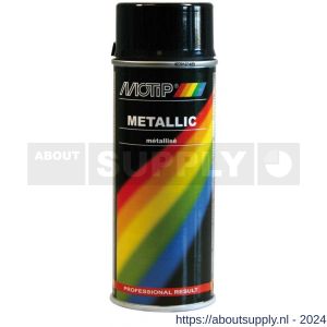 MoTip metallic lakverf dekkend zwart 400 ml - Y50703290 - afbeelding 1