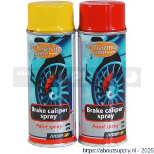MoTip lakverf dekkend Brake Caliper remklauwlakspray rood 400 ml - Y50703177 - afbeelding 1