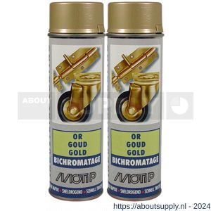 MoTip lakverf dekkend Industrial Bi-Chromatage spray 500 ml - Y50703202 - afbeelding 1