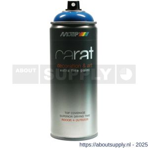 MoTip lakspray Carat hoogglans Traffic Blue verkeersblauw 400 ml - Y50703539 - afbeelding 1