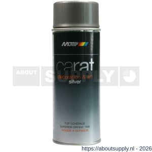 MoTip silverspray Carat Silver zilver hoogglans 400 ml - Y50703488 - afbeelding 1