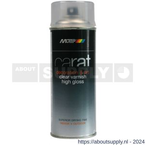 MoTip blanke lak Carat Clear varnish high gloss transparant hoogglans 400 ml - Y50703482 - afbeelding 1