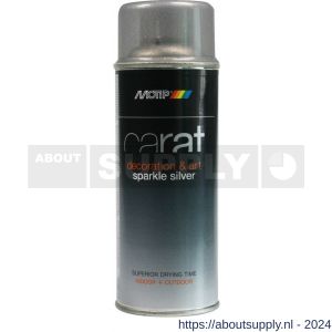 MoTip sparkling glitterspray Carat Sparkle silver 400 ml - Y50703557 - afbeelding 1
