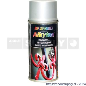 Dupli-Color roestbeschermingslak Alkyton RAL 9006 hoogglans 150 ml spuitbus - Y50702643 - afbeelding 1