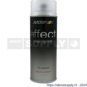 MoTip blanke lak Deco Effect Clear Vanish Acryl zijdeglans 400 ml - Y50703577 - afbeelding 1