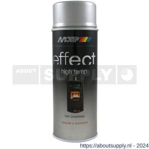 MoTip hittebestendige lak Deco Effect Heat Resistant Silver zilver 400 ml - Y50703647 - afbeelding 1