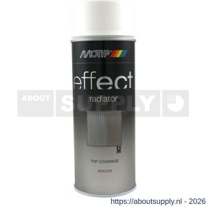 MoTip radiatorspray Deco Effect White Matt wit mat 400 ml - Y50703296 - afbeelding 1
