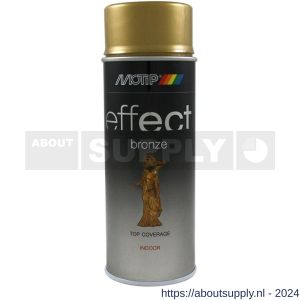 MoTip bronslak Deco Effect Colourspray Gold goud 400 ml - Y50703560 - afbeelding 1