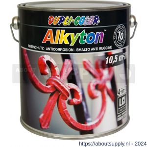 Dupli-Color roestbeschermingslak DC Alkyton Iron Mica black 2500 ml - Y50703599 - afbeelding 1