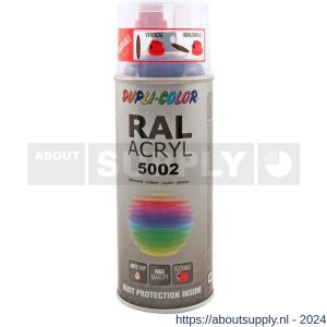 Dupli-Color lakspray RAL 5002 zijdeglans ultramarijn blauw 400 ml - Y50703033 - afbeelding 1