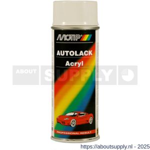 MoTip autoreparatielak spray Kompakt wit hoogglans spuitbus 400 ml - Y50702236 - afbeelding 1