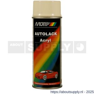 MoTip autoreparatielak spray Kompakt wit hoogglans spuitbus 400 ml - Y50702273 - afbeelding 1