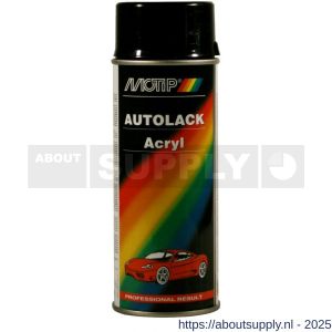 MoTip autoreparatielak spray Kompakt zwart hoogglans spuitbus 400 ml - Y50702340 - afbeelding 1