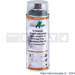 MoTip autoreparatielak spray Kompakt zilver metallic spuitbus 400 ml - Y50702290 - afbeelding 1