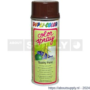 Dupli-Color lakspray Colorspray RAL 8017 chocolade bruin hoogglans 400 ml - Y50702847 - afbeelding 1