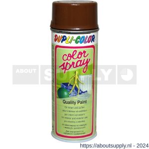 Dupli-Color lakspray Colorspray RAL 8011 noten bruin hoogglans 400 ml - Y50702846 - afbeelding 1