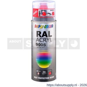 Dupli-Color lakspray RAL 9005 diep zwart 400 ml - Y50702941 - afbeelding 1
