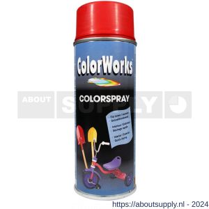 ColorWorks lakverf Colorspray vuurrood 400 ml - Y50702741 - afbeelding 1