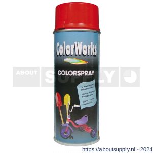 ColorWorks lakverf Colorspray verkeersrood 400 ml - Y50702742 - afbeelding 1