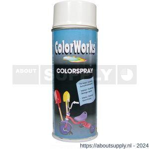 ColorWorks lakverf Colorspray wit 400 ml - Y50702753 - afbeelding 1