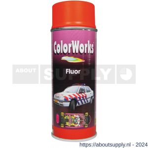 ColorWorks fluorescerende lak Fluor rood-oranje 400 ml - Y50703604 - afbeelding 1