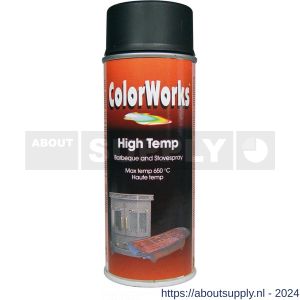 ColorWorks spray hittebestending High Temp zwart 400 ml - Y50703618 - afbeelding 1