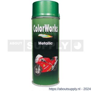 ColorWorks metallic lak groen 400 ml - Y50702772 - afbeelding 1